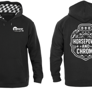 Horsepower and Chrome logo hoodie (S only)